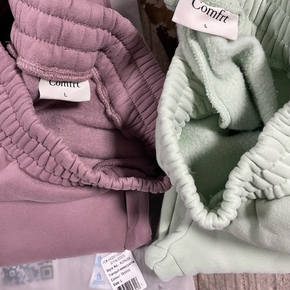 Comfrt Sweatpants Set - Orchid & Mint - Picture 2 of 2